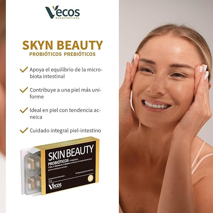 SKIN BEAUTY PROBIÓTICOS 30 Cápsulas